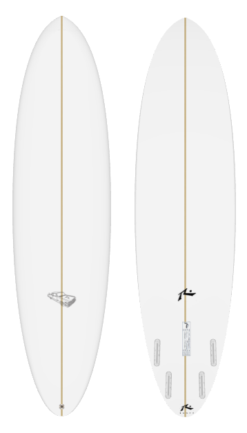 Lowrider 6&#39;6&quot; x  X , Round Pin, 2x  FCS 1 + Futures Fin Boxes, PU - ID:968052