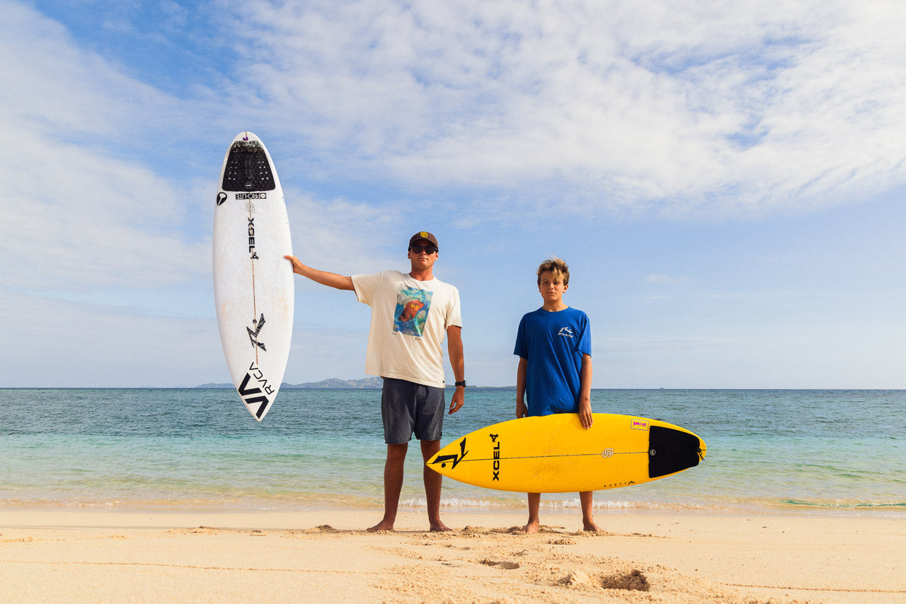 Mick Davey and Cortez Jernigan at Fiji - SD RT RE Grom