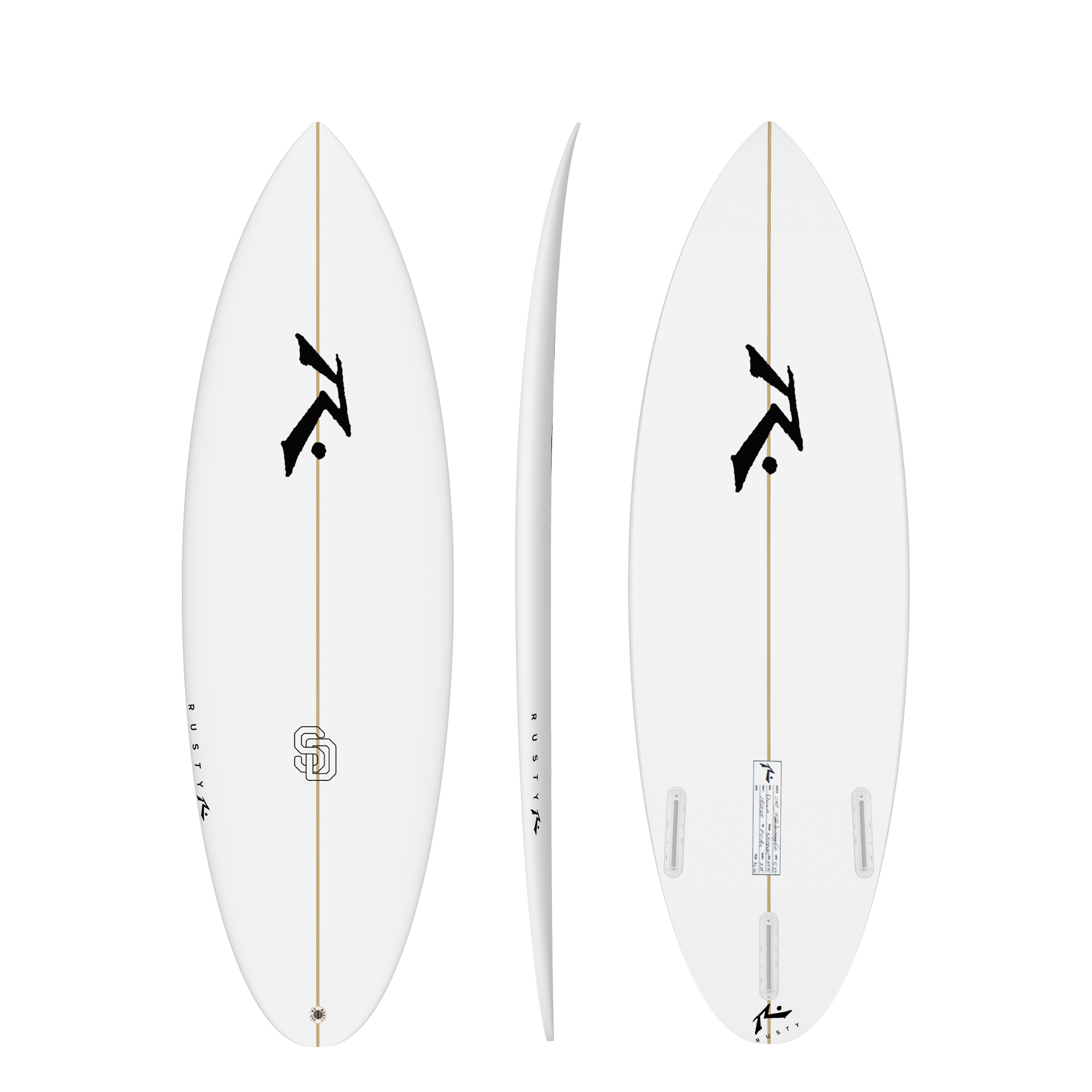 Rusty Surfboards SD RT RE Grom Model