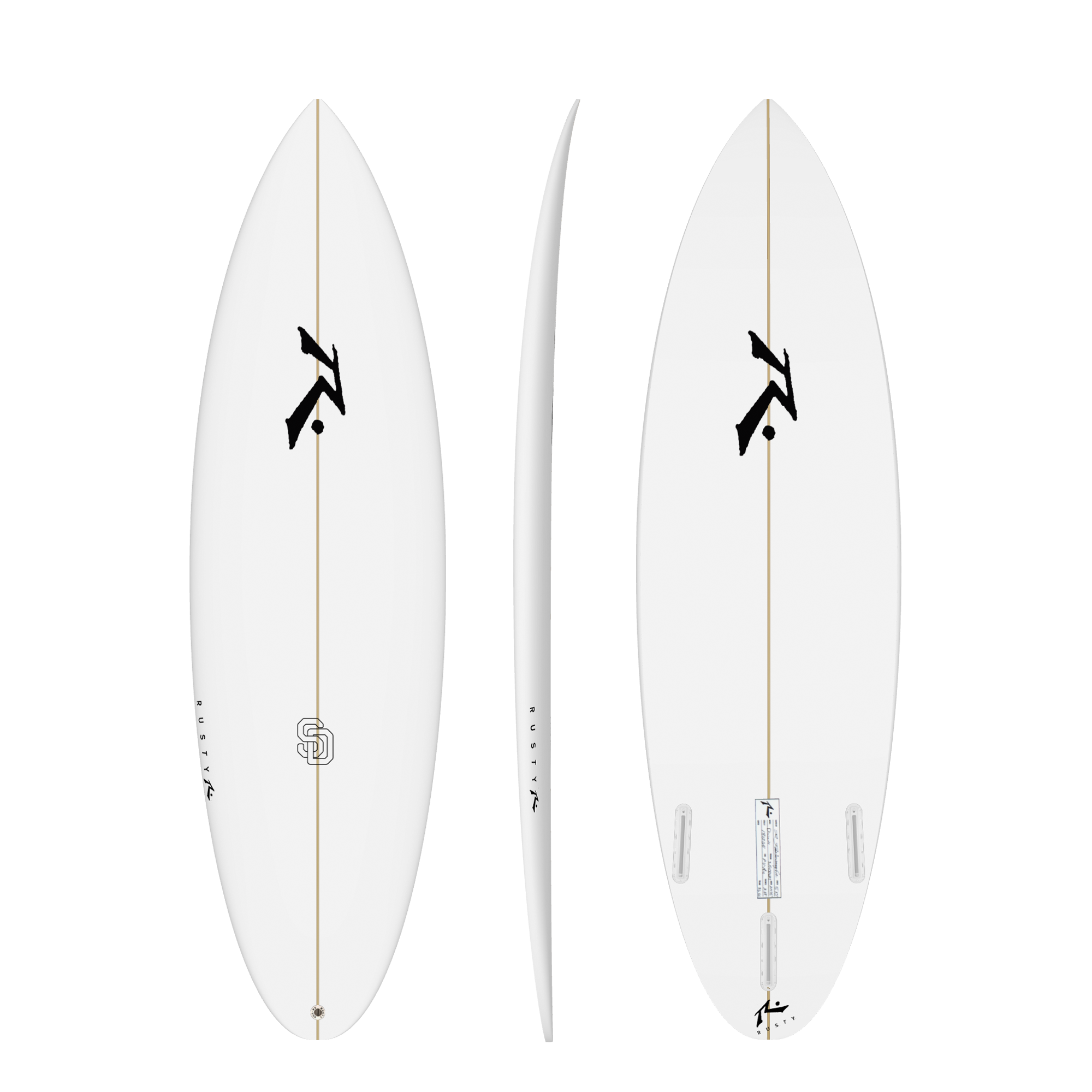 RUSTY SD RT RE Surfboard Model
