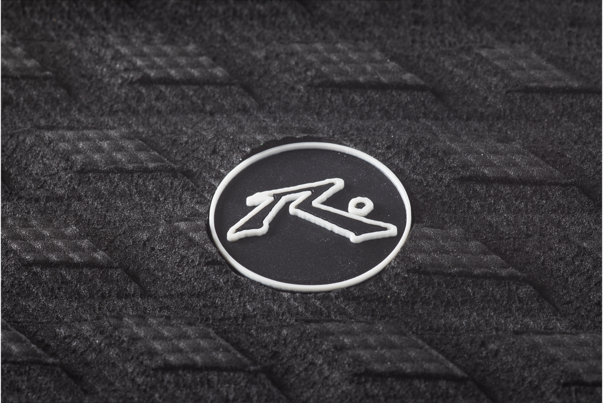 Surfboard Traction Pad Center Diamond Groove - Black - Rusty Surfboards