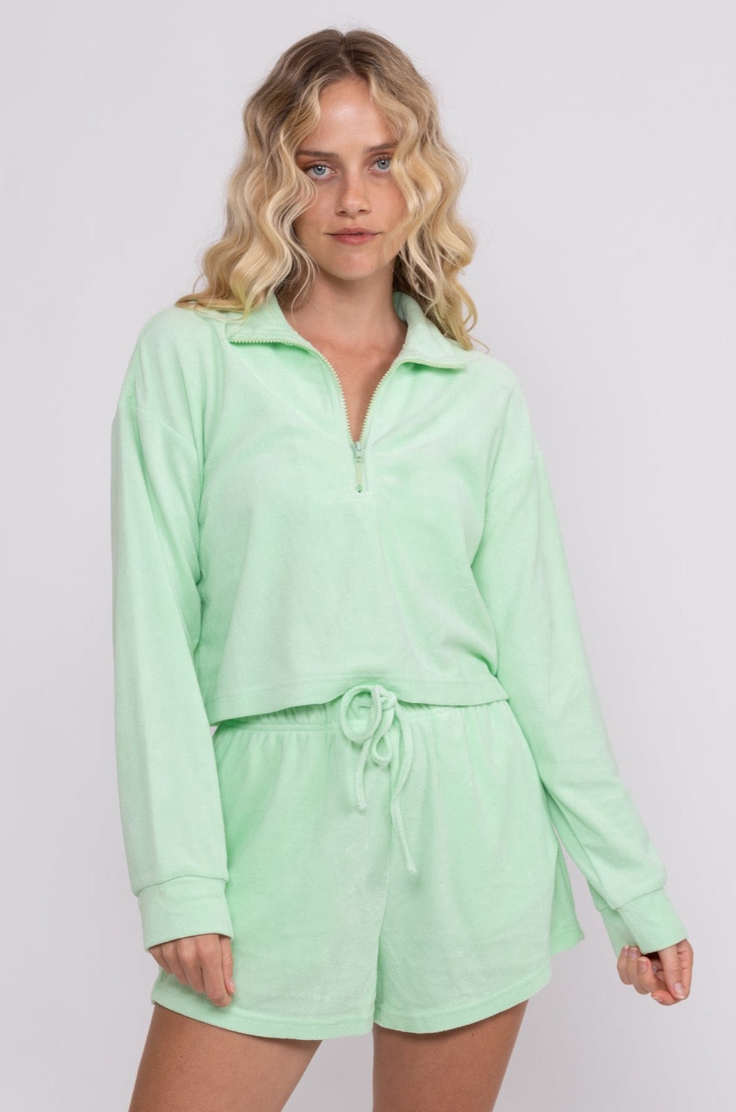 Rusty USA Emmy Terry Pullover FRESH MINT