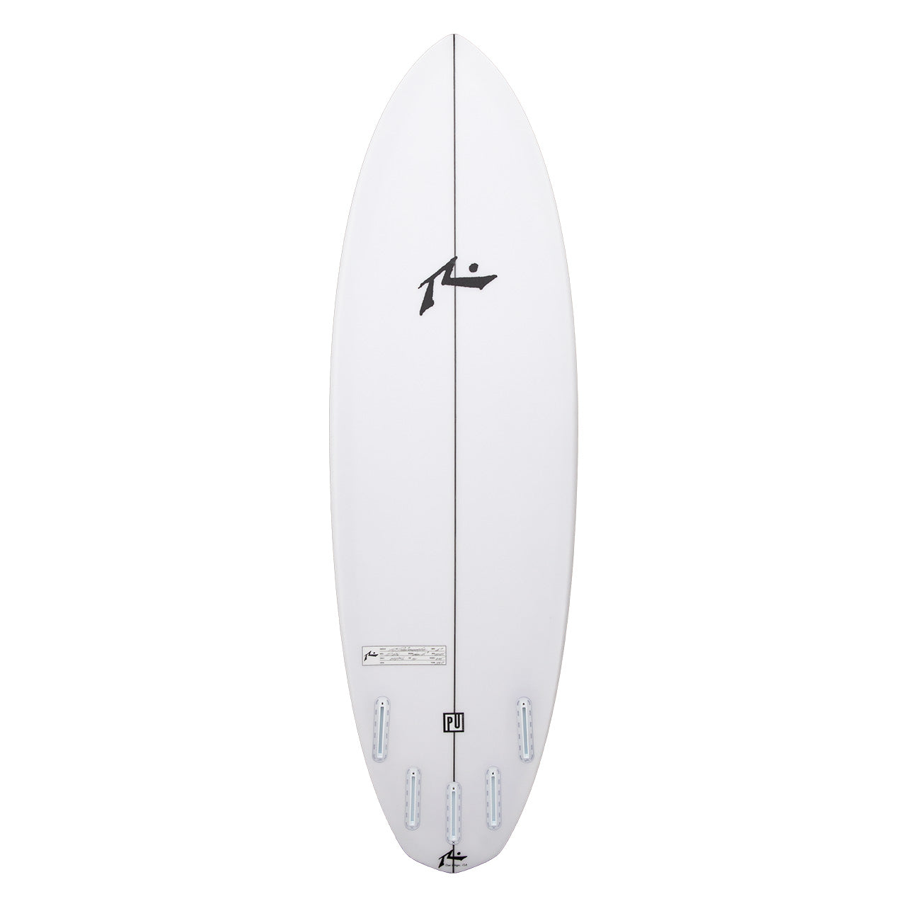 D Min - In Stock - Rusty Surfboards - Deck View