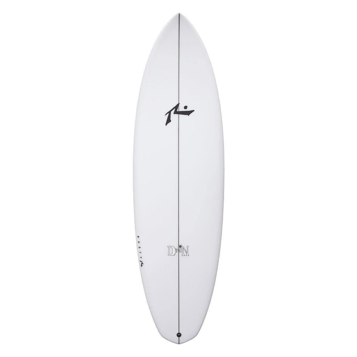 D Min - In Stock - Rusty Surfboards - Deck View