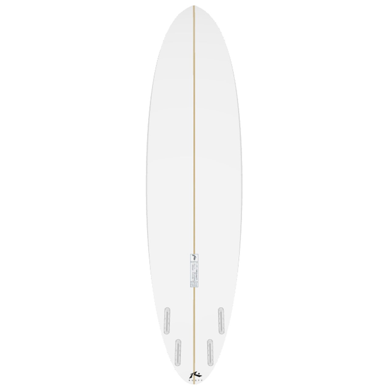 Lowrider - Mid Length - Rusty Surfboards - Top View - Stone